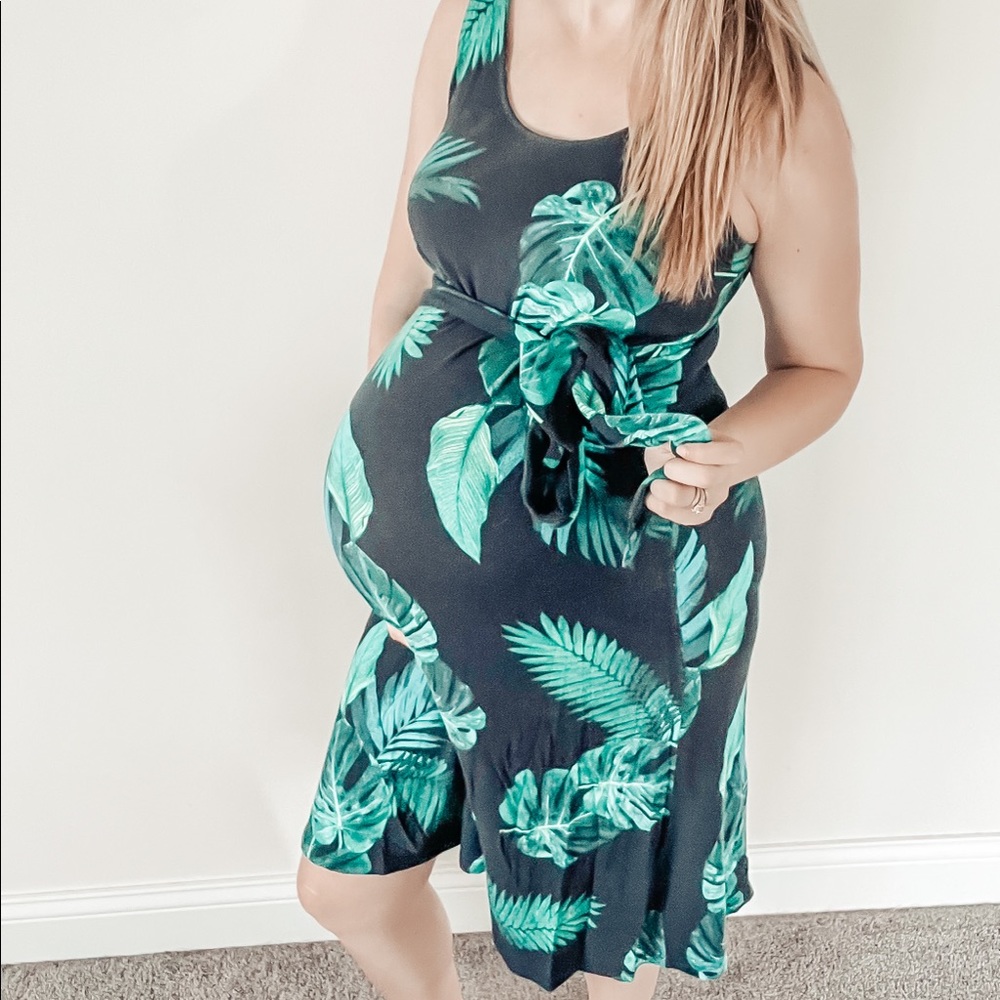 Old Navy Tropical Maternity Dress